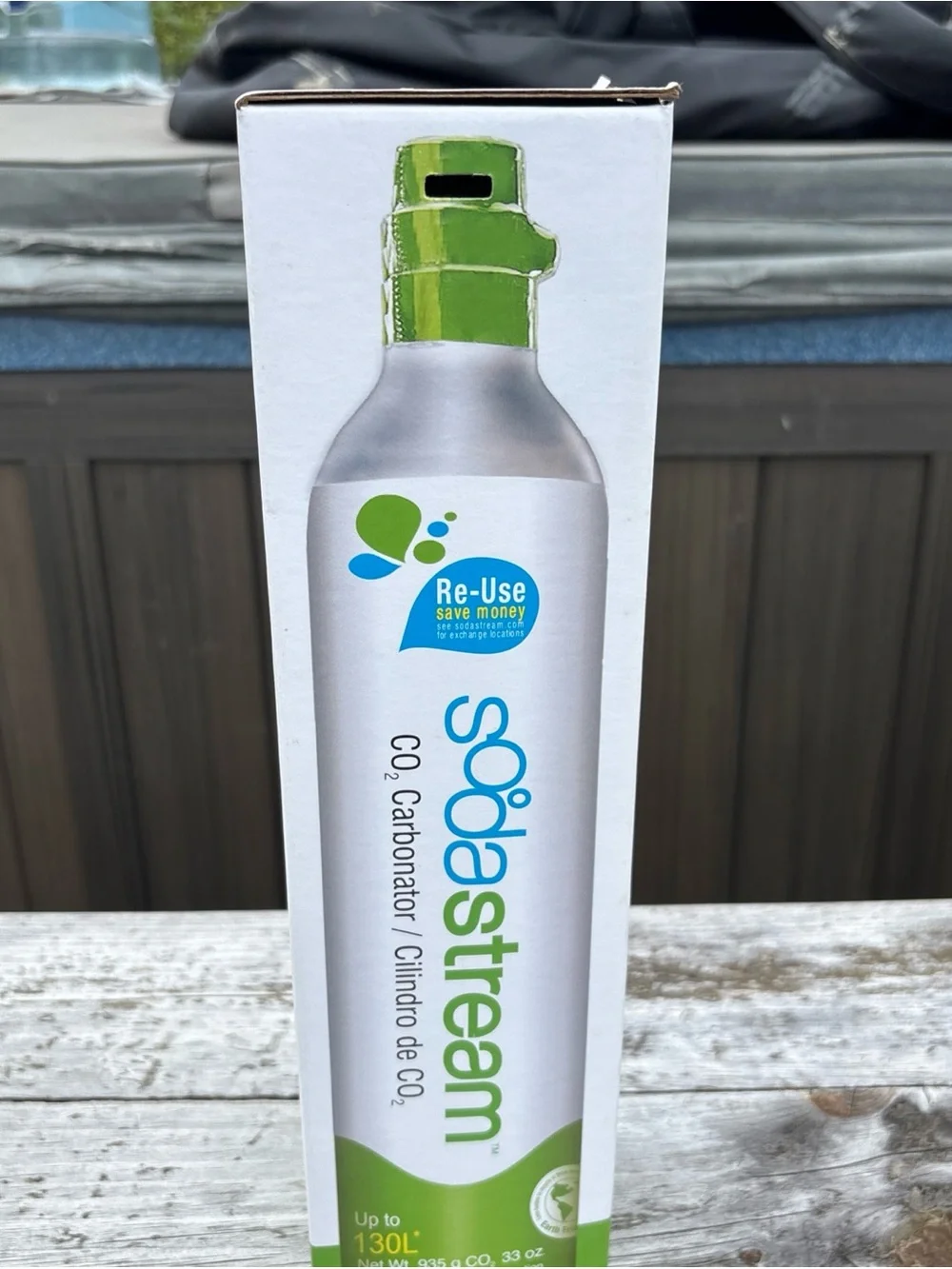 Retired 130L SodaStream CO2 Carbonator Cylinder